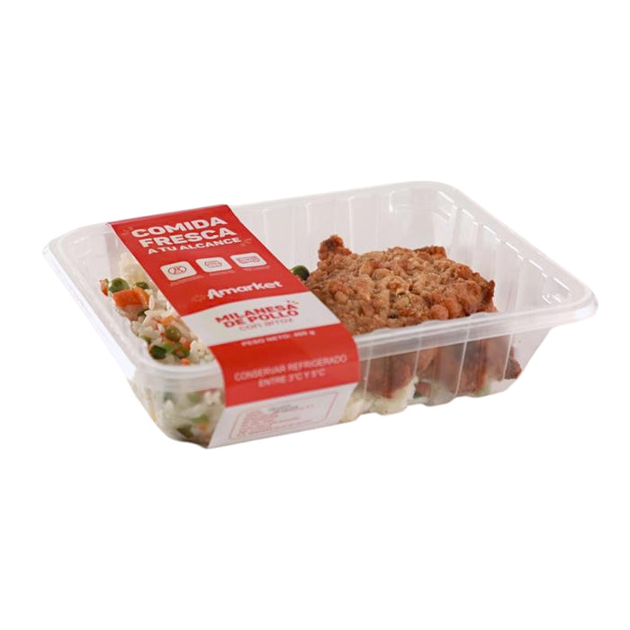 Comida Fresca Amarket Milanesa De Pollo X 400G