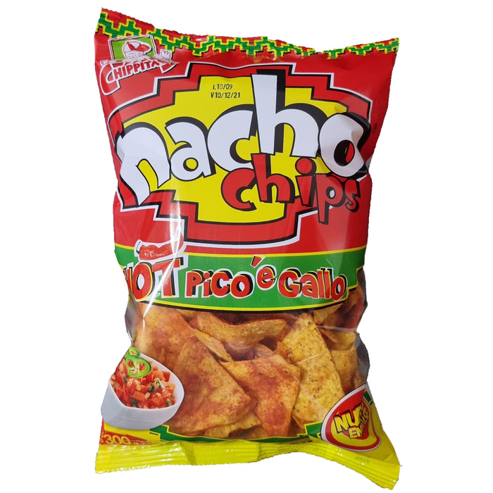 Chippitas Nacho Chips Hot Pico 'E Gallo X 300G