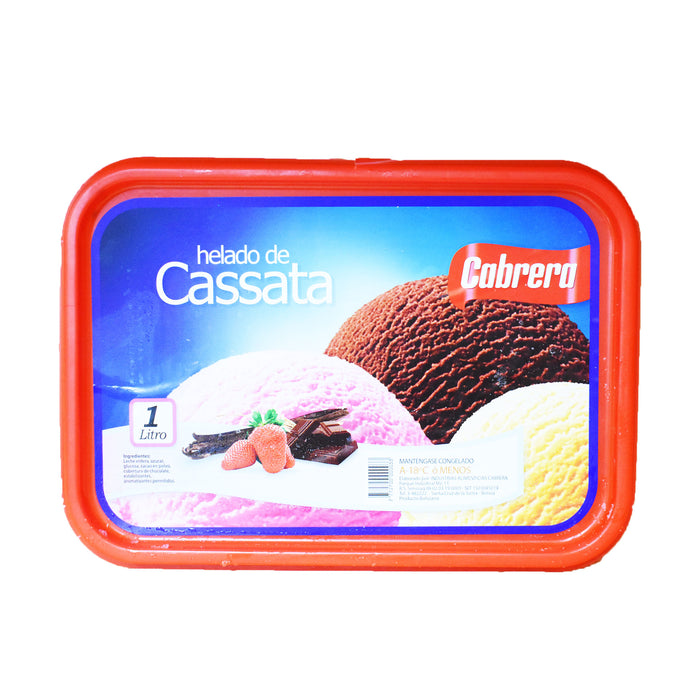 Cabrera Helado De Cassatta X 1 L