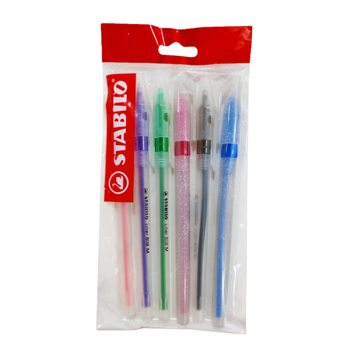 Bolígrafo Stabilo Liner 808 Blister X 6 Colores