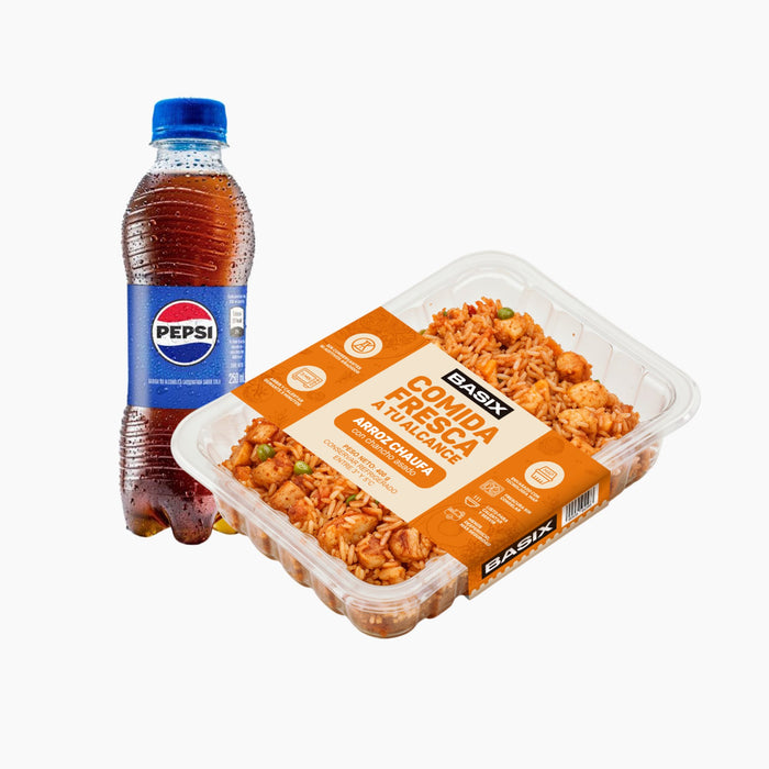 Combo Arroz Chaufa Amarket + Pepsi Chiki 250ml