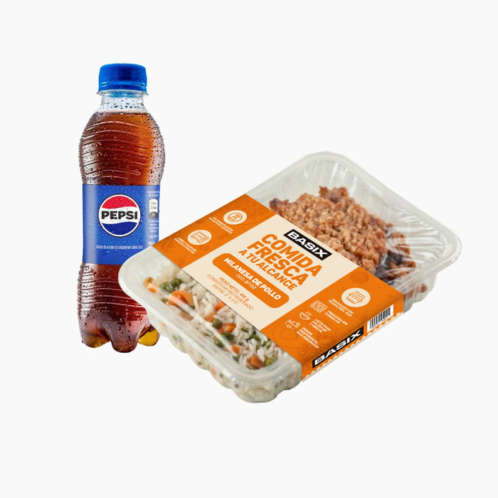 Combo Milanesa De Pollo Amarket + Pepsi Chiki 250ml